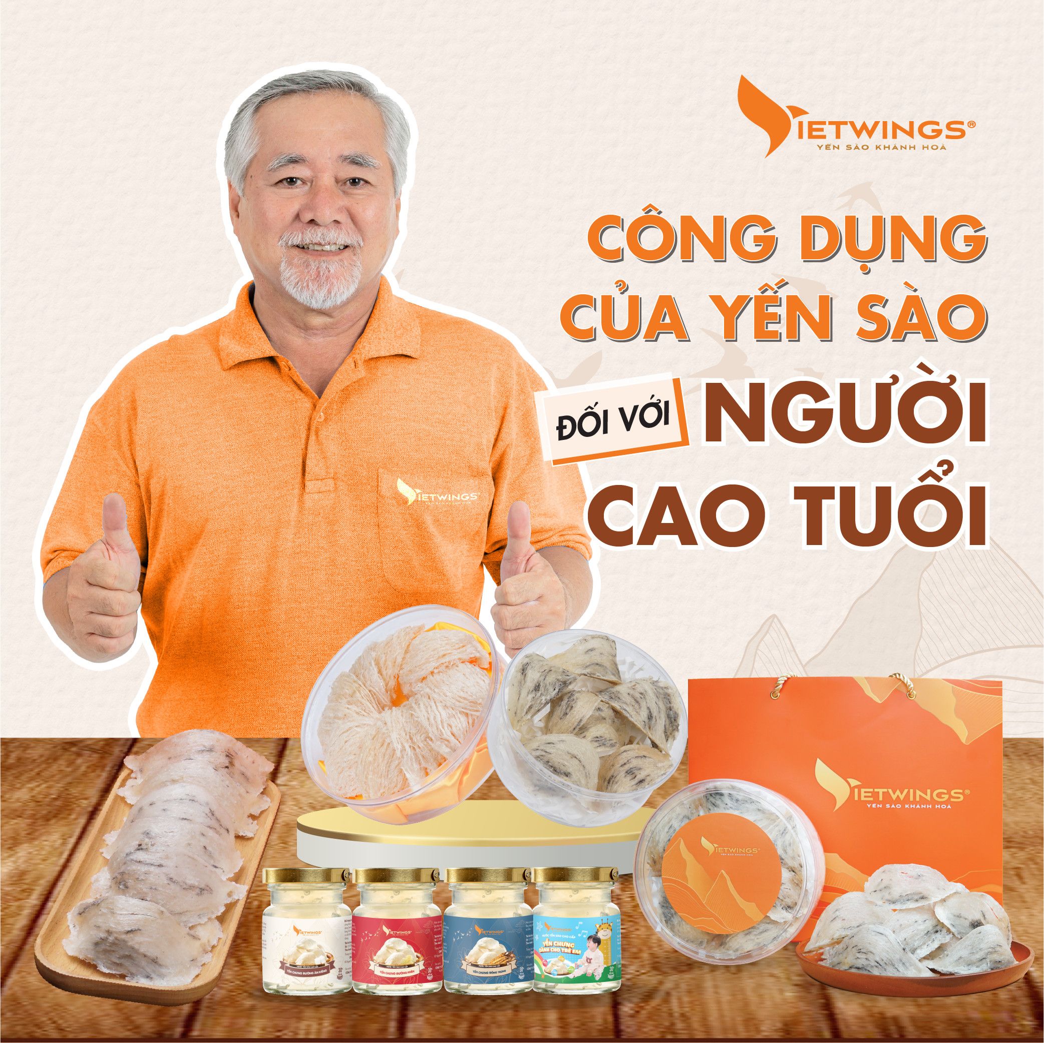 Cách sử dụng yến sào cho người già